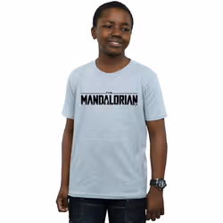 Star Wars - T-shirt THE MANDALORIAN - Garçon (Gris chiné)