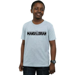Star Wars - T-shirt THE MANDALORIAN - Garçon (Gris chiné)