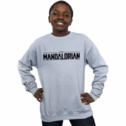 Star Wars - Sweat THE MANDALORIAN - Garçon (Gris chiné)