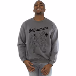 Star Wars - Sweat THE MANDALORIAN HUNTER - Homme (Charbon)