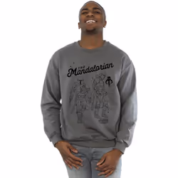 Star Wars - Sweat THE MANDALORIAN HUNTER - Homme (Charbon)