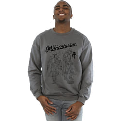 Star Wars - Sweat THE MANDALORIAN HUNTER - Homme (Charbon)