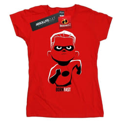 Disney - T-shirt INCREDIBLES INCREDIBLE SON - Femme (Rouge)