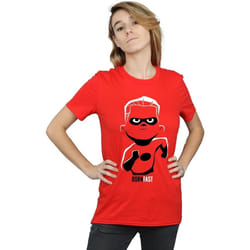 Disney - T-shirt INCREDIBLES INCREDIBLE SON - Femme (Rouge)
