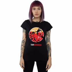 Disney - T-shirt INCREDIBLES TEAM INCREDIBLES - Femme (Noir)