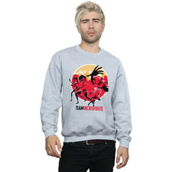 Disney - Sweat INCREDIBLES TEAM INCREDIBLES - Homme (Gris chiné)