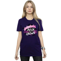 Disney - T-shirt THE DESCENDANTS ROCK THAT - Femme (Violet)