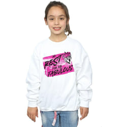 Disney - Sweat THE DESCENDANTS NO REST - Fille (Blanc)
