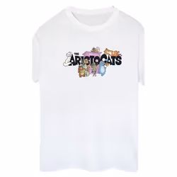 Disney - T-shirt ARISTOCATS - Femme (Blanc)
