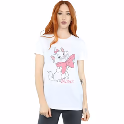 Disney - T-shirt ARISTOCATS BOW - Femme (Blanc)