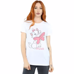 Disney - T-shirt ARISTOCATS BOW - Femme (Blanc)