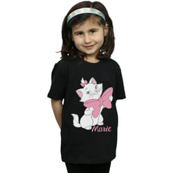 Disney - T-shirt ARISTOCATS BOW - Fille (Noir)