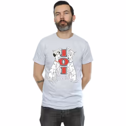 Disney - T-shirt DALMATIANS - Homme (Gris chiné)