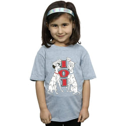 Disney - T-shirt DALMATIANS - Fille (Gris chiné)