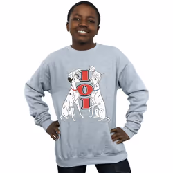 Disney - Sweat DALMATIANS - Garçon (Gris chiné)