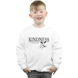 Disney - Sweat KINDNESS IS RICH - Garçon (Blanc)