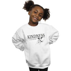 Disney - Sweat KINDNESS IS RICH - Fille (Blanc)