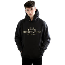 Disney - Sweat à capuche AUTHENTIC - Homme (Noir)