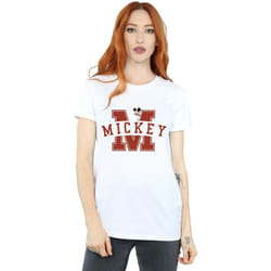 Disney - T-shirt - Femme (Blanc)
