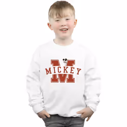 Disney - Sweat - Garçon (Blanc)