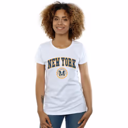 Disney - T-shirt NEW YORK - Femme (Blanc)