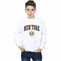 Disney - Sweat NEW YORK - Garçon (Blanc)