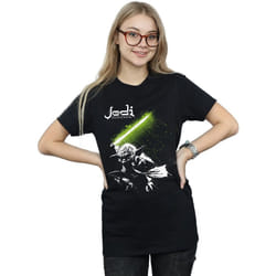 Star Wars - T-shirt JEDI MASTER - Femme (Noir)