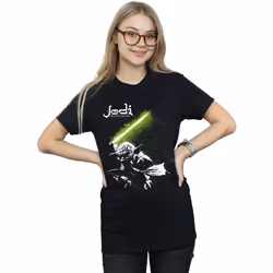 Star Wars - T-shirt JEDI MASTER - Femme (Noir)