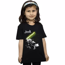 Star Wars - T-shirt JEDI MASTER - Fille (Noir)