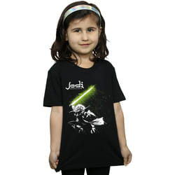 Star Wars - T-shirt JEDI MASTER - Fille (Noir)
