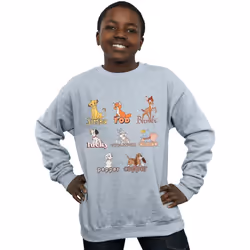 Disney - Sweat LITTLE FRIENDS - Garçon (Gris chiné)
