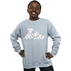 Disney - Sweat DALMATIANS FRIENDS - Garçon (Gris chiné)