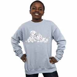 Disney - Sweat DALMATIANS FRIENDS - Garçon (Gris chiné)