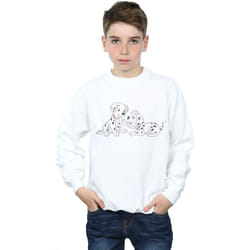 Disney - Sweat DALMATIANS FRIENDS - Garçon (Blanc)