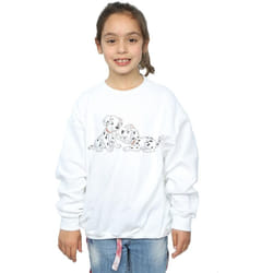 Disney - Sweat DALMATIANS FRIENDS - Fille (Blanc)