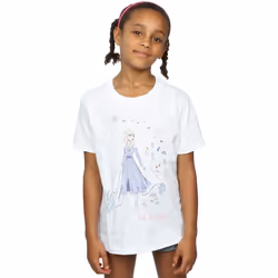 Disney - T-shirt FROZEN MAKE TODAY MAGIC - Fille (Blanc)