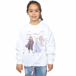 Disney - Sweat FROZEN BETTER TOGETHER - Fille (Blanc)