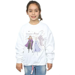 Disney - Sweat FROZEN BETTER TOGETHER - Fille (Blanc)