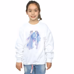 Disney - Sweat FROZEN - Fille (Blanc)