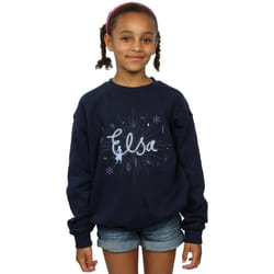 Disney - Sweat FROZEN - Fille (Bleu marine)
