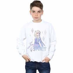 Disney - Sweat FROZEN FREE SPIRIT - Garçon (Blanc)