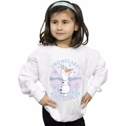 Disney - Sweat FROZEN - Fille (Blanc)