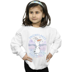 Disney - Sweat FROZEN - Fille (Blanc)
