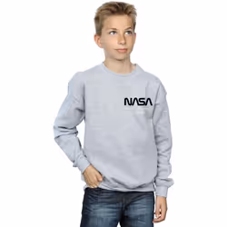 NASA - Sweat JOHNSON - Garçon (Gris chiné)