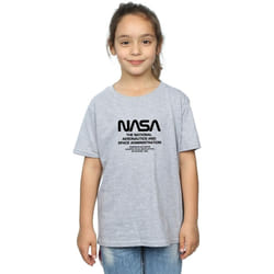 NASA - T-shirt - Fille (Gris chiné)