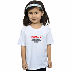 NASA - T-shirt - Fille (Blanc)