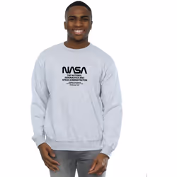 NASA - Sweat - Homme (Gris chiné)