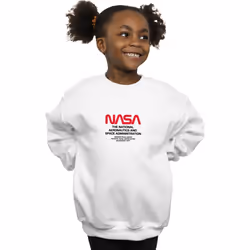 NASA - Sweat - Fille (Blanc)