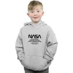 NASA - Sweat à capuche - Garçon (Gris chiné)