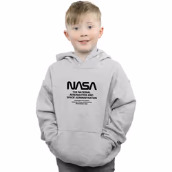 NASA - Sweat à capuche - Garçon (Gris chiné)